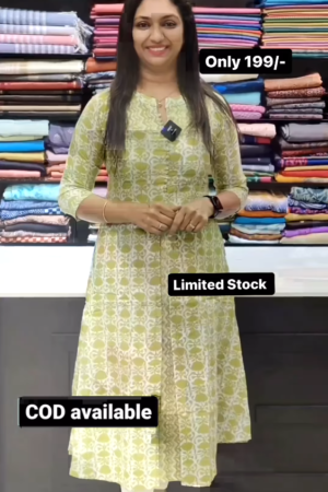 Cotton Regular Wear Dress