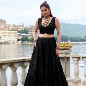 Rayon with Printed Silk Lehenga Choli Touch of Elegance in Long-Length Designs! - nehaff.com
