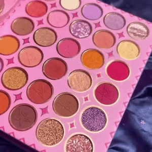 Vibrant Multi-Color Eyeshadow and Blush Palette Collection Featuring Matte, Shimmer, and Glitter Finishes – Richly Pigmented, Blendable Shades...