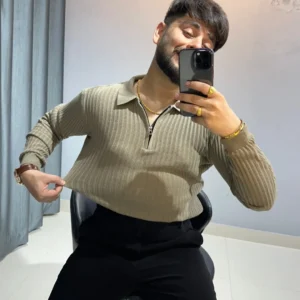 Premium Embroidered Mehendi Designer Shirt for Men | Elegant Party & Clubwear