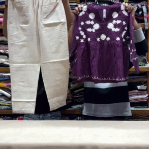 Embroidered Peplum Co‑ord Set – Effortless Ethnic Chic with All‑Day Comfort ✨�