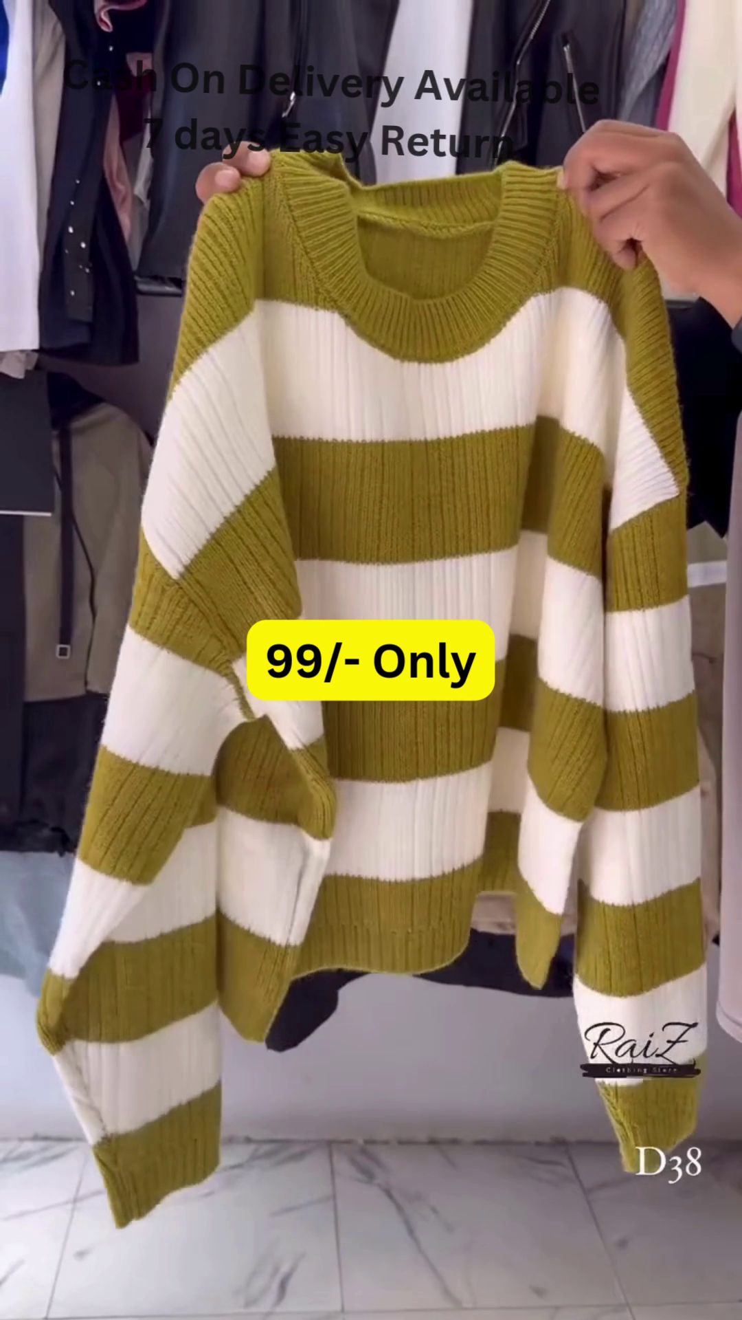 Multi-Color Striped Sweaters 🧶🧥 – Soft Knitwear in Brown, Gray, Black, Pink & Yellow Variants