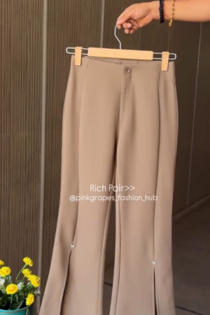 Aesthetic Pair Women’s Co-ord Set with Shirt and Wide Leg Bottom