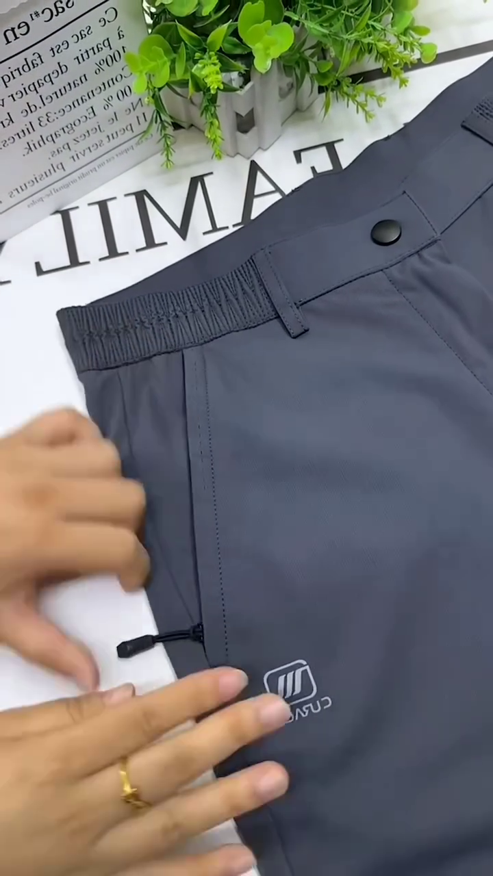 Men Relaxed Straight Leg Tapered Fit Easy Wash Formal Trousers - Image 6