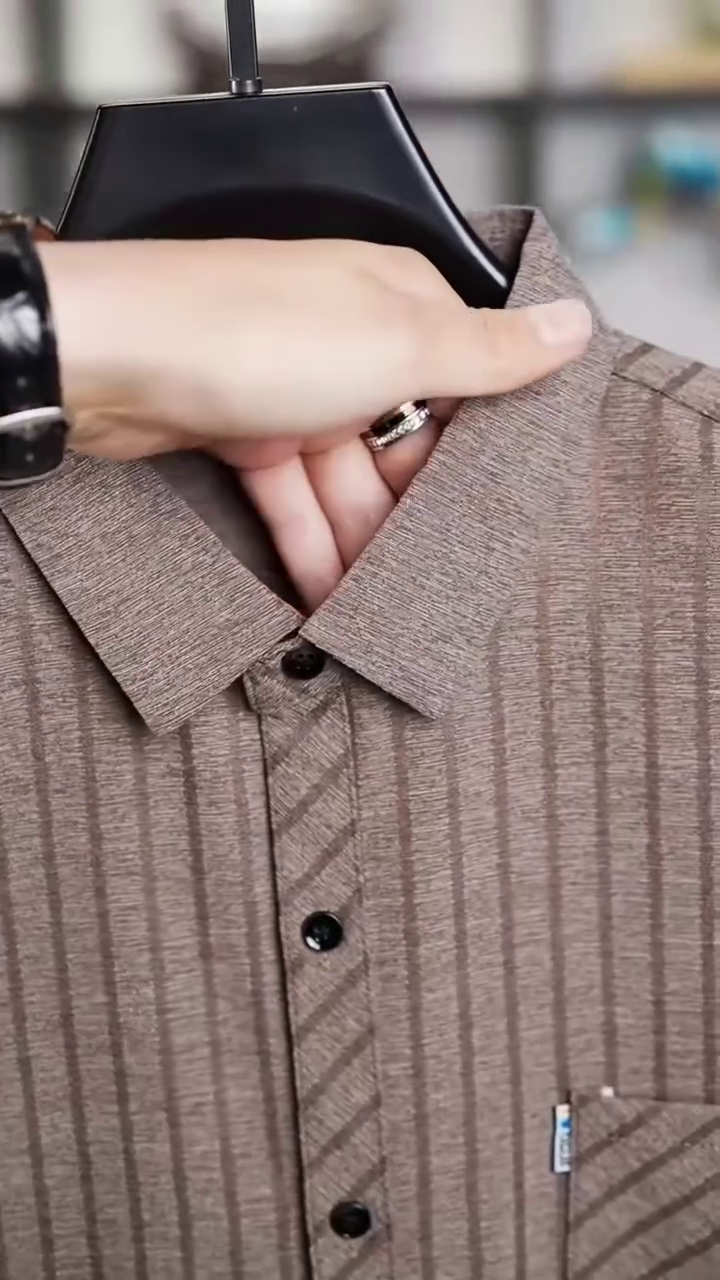 Men Striped Formal Shirt - Image 5
