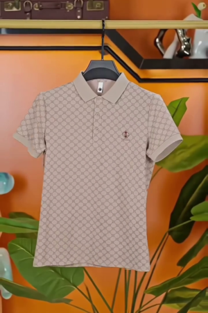 Men Solid Polo Collar Cotton Slim Fit T-shirt