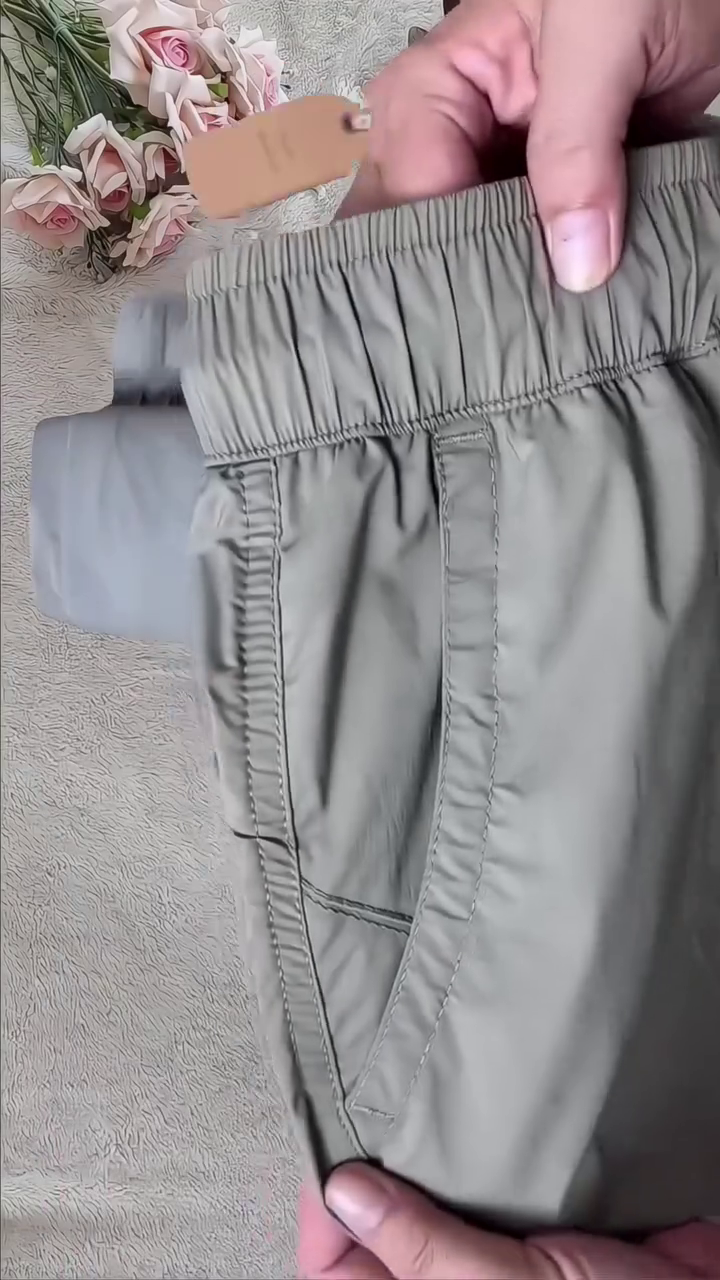 Men Zip Detail Training Track Pants with Toggle Hem - Image 7