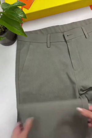 Men High-Rise Formal Trousers